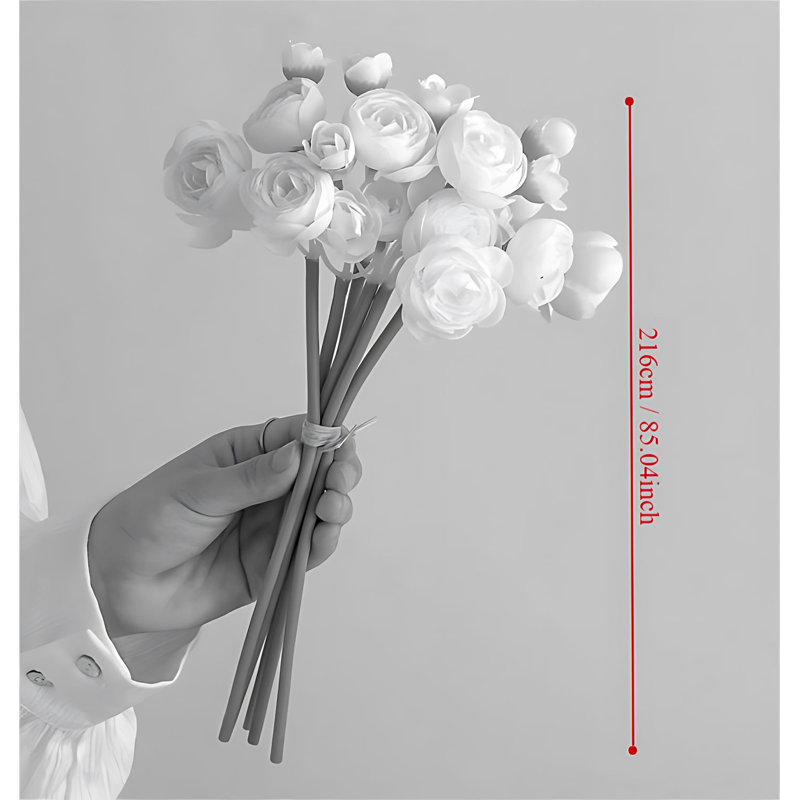 Bouquet de pivoines, Jaune/blanc