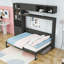 Lit escamotable en bois avec canapé et armoire et port USB-1117803992-1117803993