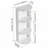 Bathroom Wall-Mounted Storage Rack, Float Mounting Design