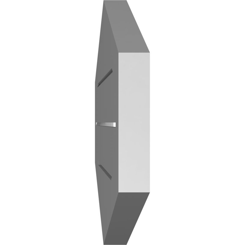 Pente verticale verticale en uréthane 4 pi, H 1,5 po x l 28 po x L 16 po