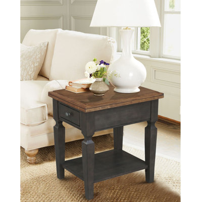 Table de bout avec rangement Briseno