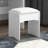 Fashion Vanity Desk With Mirror, Adjustable Lights, And 4 Drawers For Makeup And Storage