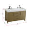 54 inch Double Bathroom Vanity_Traditional_VF60654-1613500617