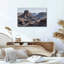 «Layered Mesa and Canyon Landscape with Dusty Atmosphere», art mural sur toile-304815768