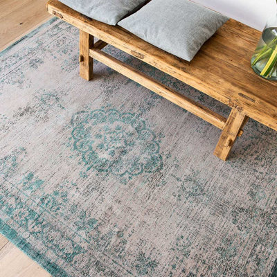 Jacquard Recycled P.E.T Blue Rug