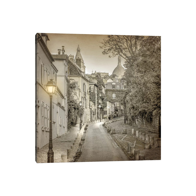 Streets Of Paris 1 by Kimberly Allen - Wrapped Canvas Print, 30.48cm H x 30.48cm W x 1.905cm D