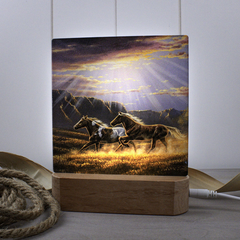 Wild Horses Night Light