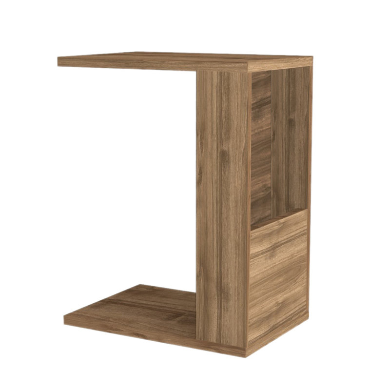 Table de bout Bezell C Table, Noyer