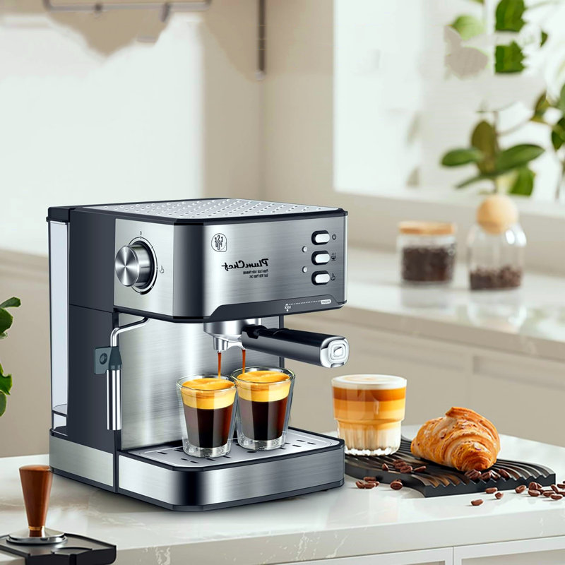 20 Bar Professional Espresso Machine With Frother, Compatible With ESE Coffee Pods, Ideal For Making Cappuccino, Latte, And Macchiato — Home Barista Edition