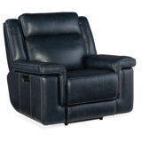 MS 43.5" Wide Genuine Leather Power Standard Recliner