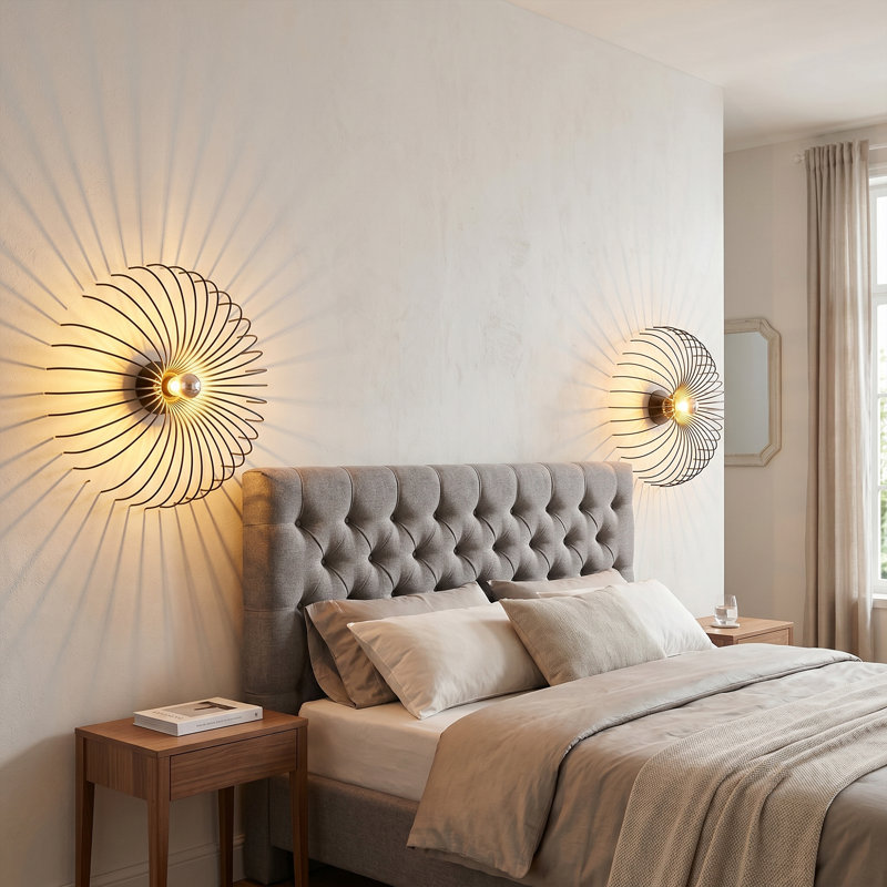 Modern Black Wall Lamp, Metal Body, 6.3 in Diameter x 22 in Height | E27 Socket, Max 40W | IP20 Rated, Stylish Solid Color Design | Perfect for Contemporary Home Décor & Accent Lighting