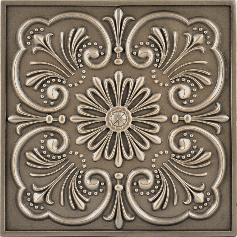 Carreau décoratif décoratif en métal 12 po Crown, Bronze