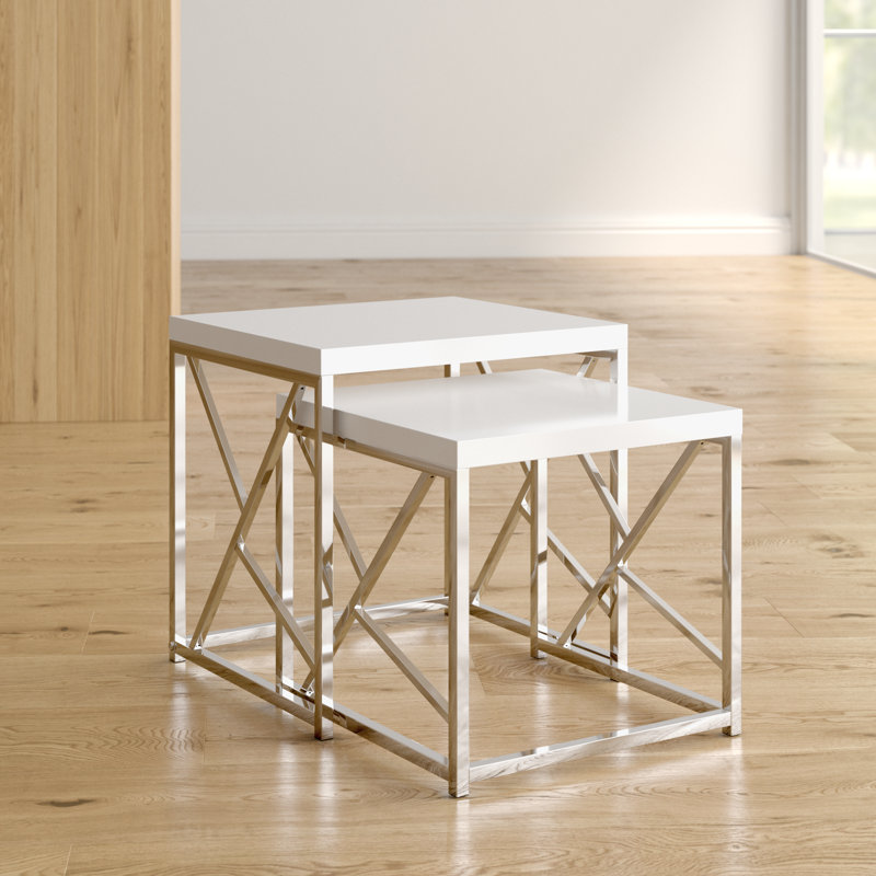 Thurber Nesting Tables, White