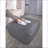 Ottoman, Versatile Faux Leather Pouf - 24x24x12 Floor Cushion | Slate Gray | Faux Leather-2017463319