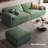 Green 100% Polyester Modular Sofa cushion couch-108605336-108605337