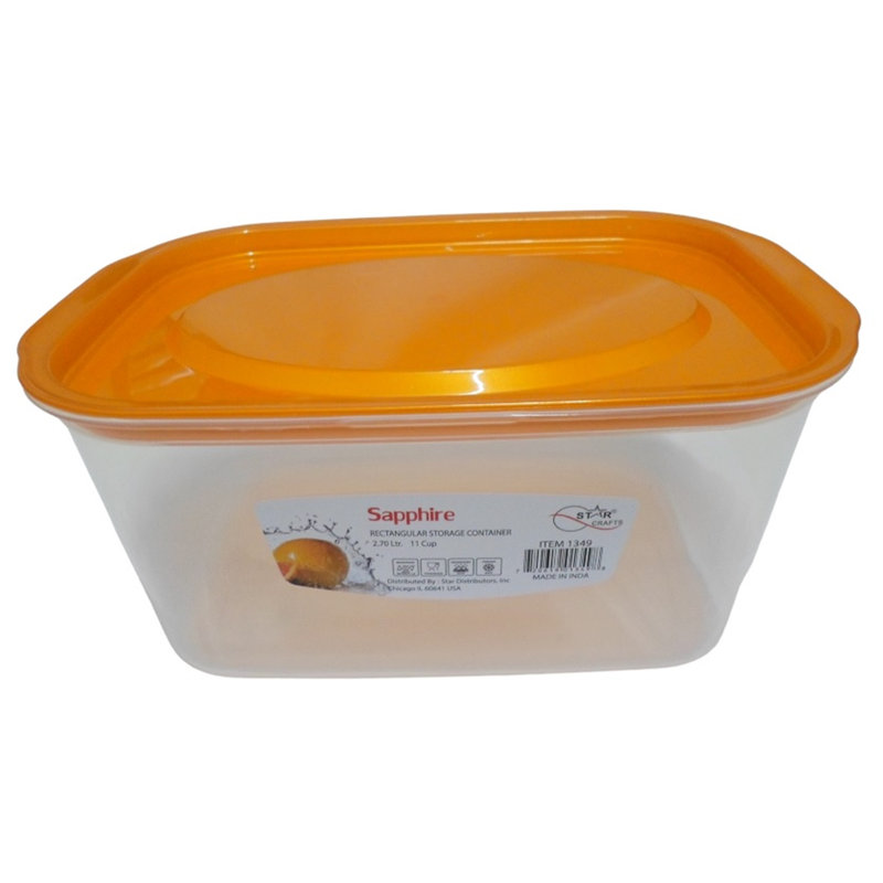 Contenant alimentaire Dequasha 2700, Orange