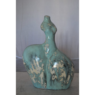 Van Glider Resin sculpture of a Women body - modern art -  Size: 13"L x 6"W x 20"H.