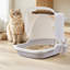 Polyethylene Plastic Litter Box with Scoop