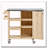 Foldable Outdoor Kitchen Island Patio Kitchen Island Outdoor Kitchen Cart Portable Prep Station with Lockable Wheels-124797702