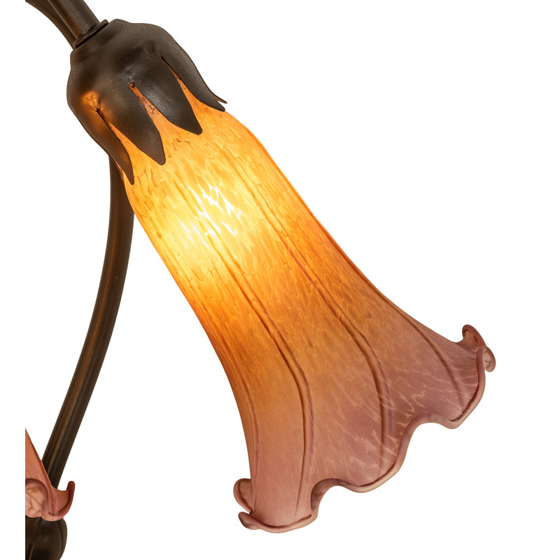 Wyndemere Table Lamp, Amber/Purple