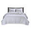 Ensemble de courtepointe 3 pièces White King / Cal King-119744319-119744323