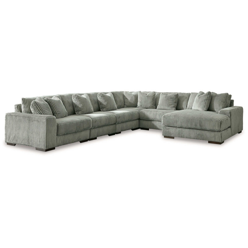 Canapé modulaire Adones Fog 6pc RAF, Orienté à droite