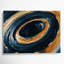Art mural sur toile bleue-2007428430
