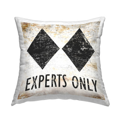 Coussin décoratif à motif de losanges avec experts seulement par Peter Horjus