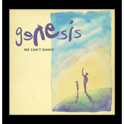 Genèse - Nous ne pouvons pas danser 12 x 12 sous plexi, affiche encadrée