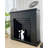 Simple French-style wall-mounted decorative fireplace cabinet-133496153-133496158