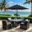 Keiwarren 90" Tilt Market Umbrella-837516111