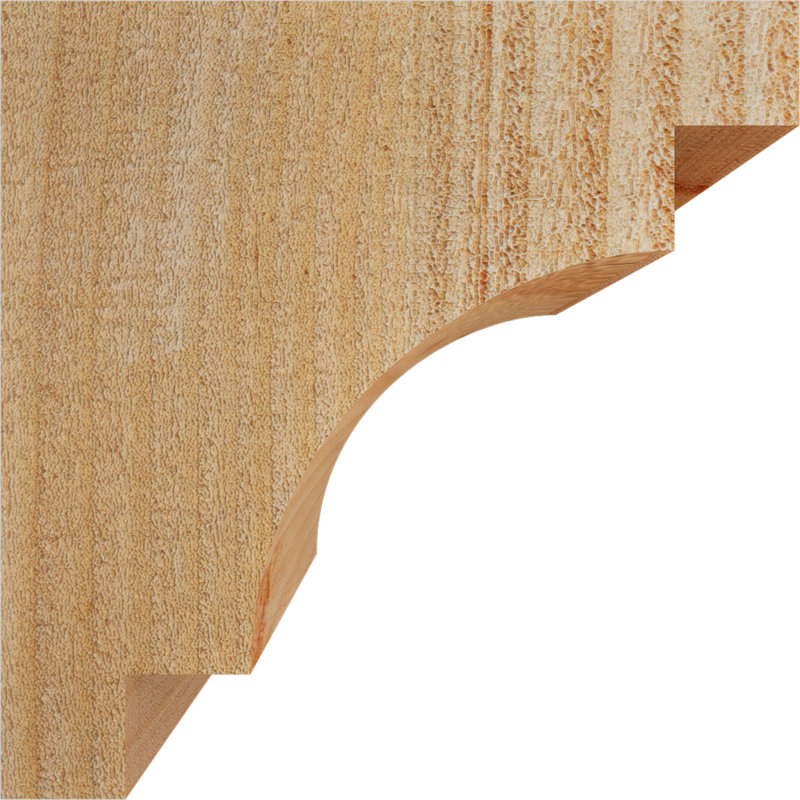 Corbeau méditerranéen, H 6 po x l 4 po x P 6 po, Sapin de Douglas, Sciage brut