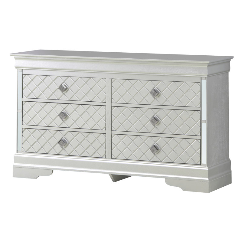 Commode Glana Furniture Lorana G6500-D, Champagne