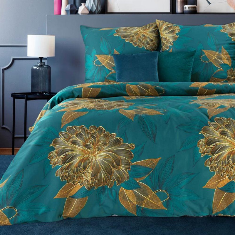 Gaylee Floral Duvet Cover with Pillowcases, 200 x 220 cm - 2 Standard Pillowcases