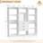 Freestanding Closet System with Drawers, Adjustable Closet Organizer with Hanging Rods and Shoe Racks-990715878