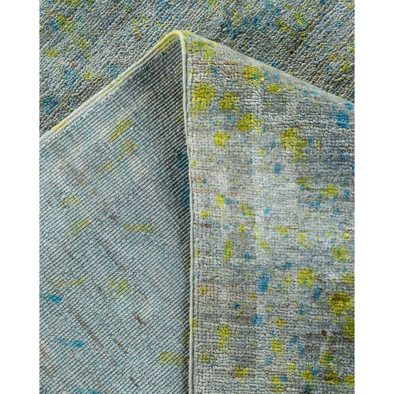 Fine Vibrance One-of-a-Kind 9' 0" X 9' 4" Hand Knotted Area Rug