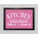 Kitchen Quote Dinner Choices Pink - Single Picture Frame Print