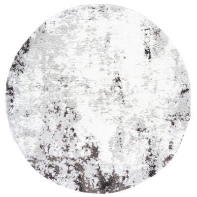 Rosa Abstract Flatweave Gray/Dark Gray/White Area Rug