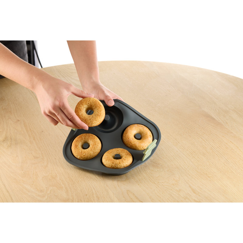 Lékué Air Fryer Donuts Mold, 4 hole