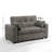 Kridia 77'' Faux Leather Reclining Sleeper Sofa-1970477579-1970477572