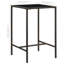 Evaleigh Square Glass Steel Outdoor Bar Table - 70 cm W 70 cm D-642646972