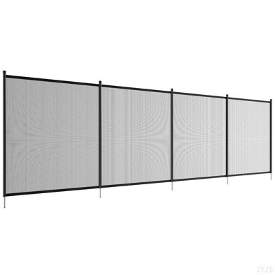 Pool Fence, 4 X 72 FT Pool Fences For Inground Pools, Removable Child Safety Pool Fencing, Easy DIY Installation Swimming Pool Fence, 340Gms Teslin PVC Pool Fence Mesh Protects Kids And Pets