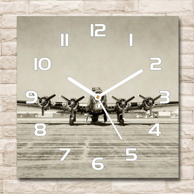 Glass Wall Clock