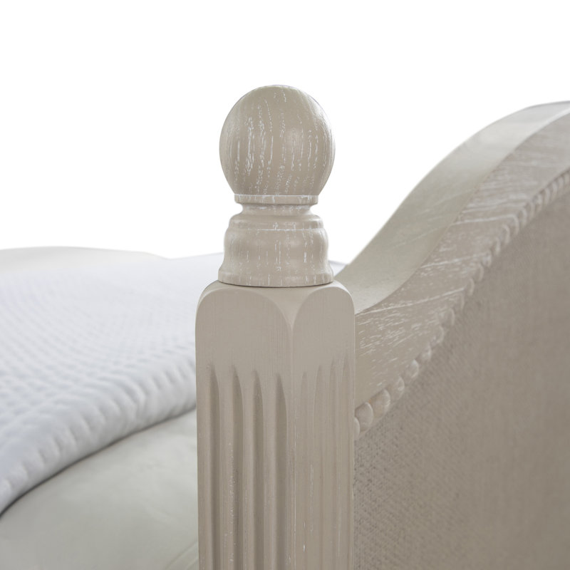 Caroline Bed - White, Twin