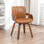 Fauteuil pivotant rembourré en similicuir Dundrod-123200761