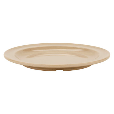 Assiettes à dessert rondes GET Melaimine, 7,25 po, (ensemble de 12)