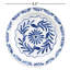 Assiette à salade en mélamine Azul - bleu - 8,5 po