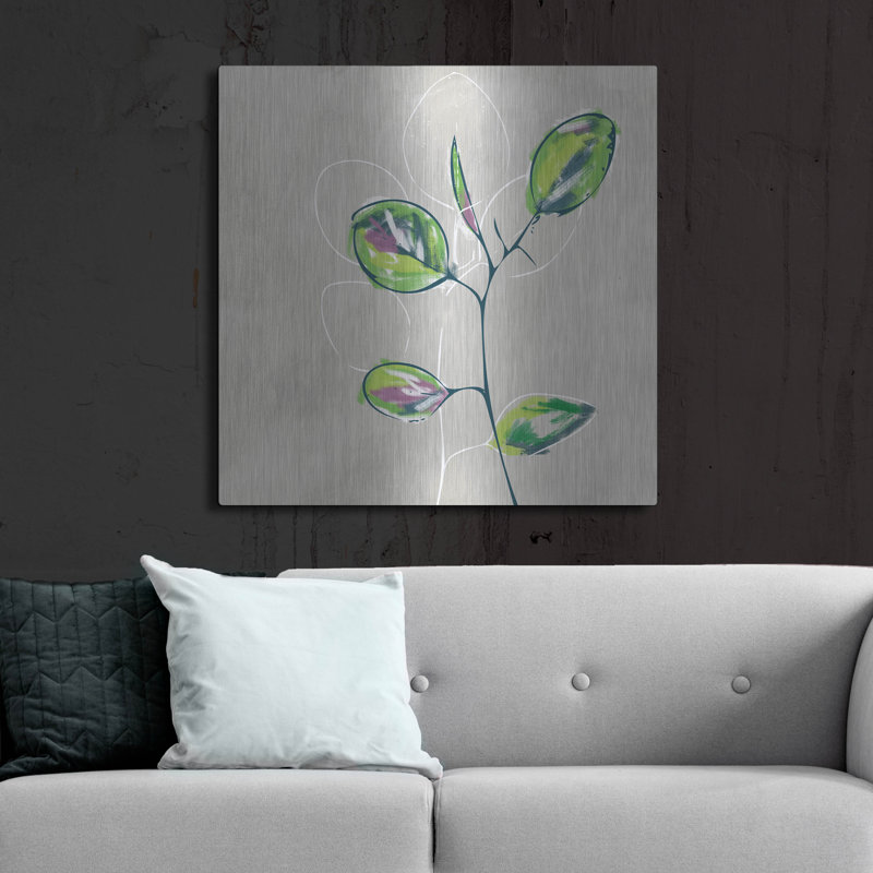 «Eucalyptus On Sand» par Linda Woods, H 36 po x l 36 po