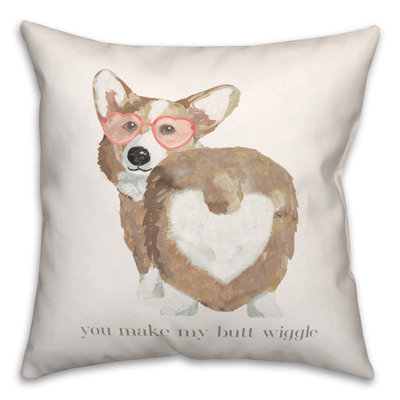 No Pattern And Not Solid Color Reversible Throw Pillow