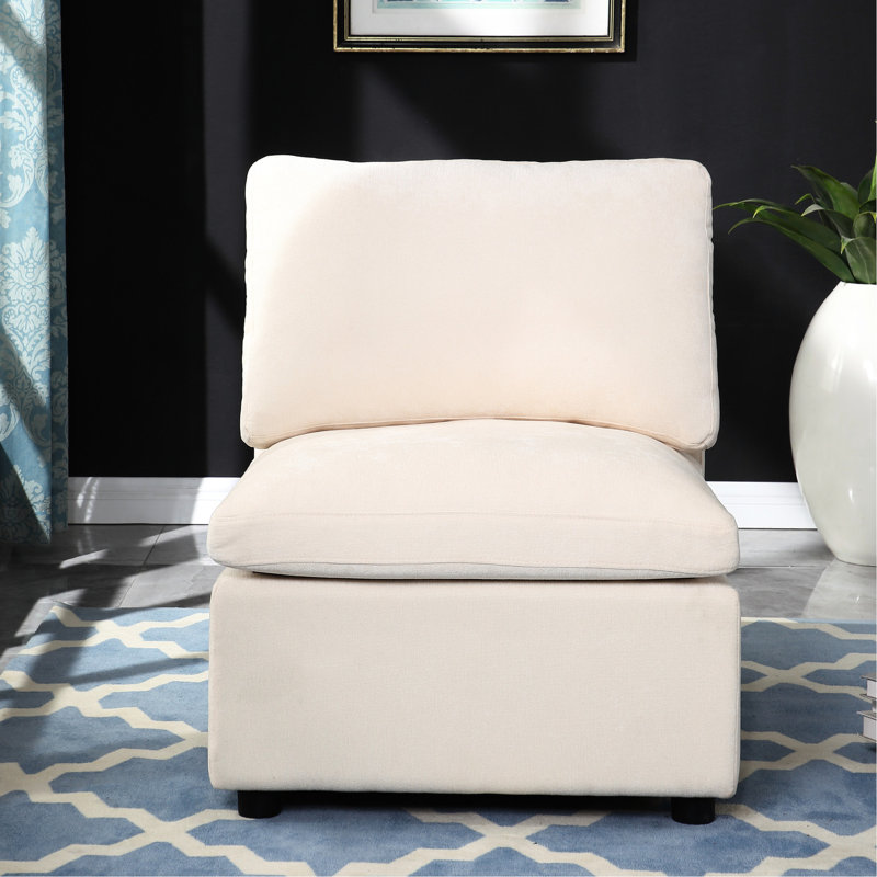 Canapé modulaire beige moderne